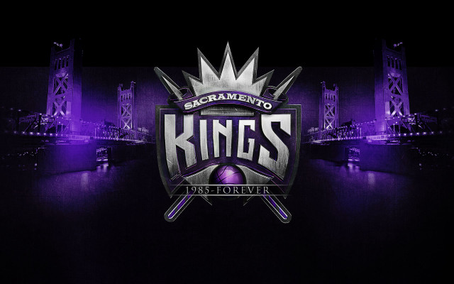 Sacramento kings logo dark background free wallpaper - medium preview image