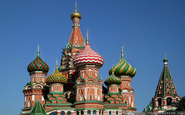 Large building domes clock side free wallpaper - medium preview image