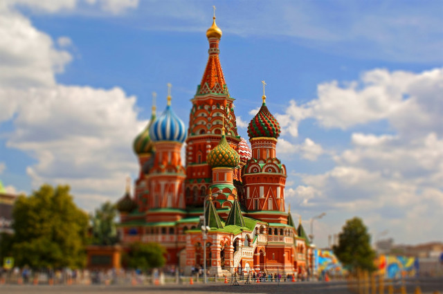 Large domed building tiltshift constructivism free wallpaper - medium preview image