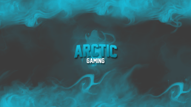 Arctic gaming blue black background free wallpaper - medium preview image