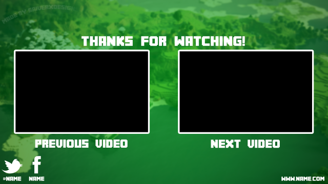 Green screen black squares thanks free wallpaper - medium preview image