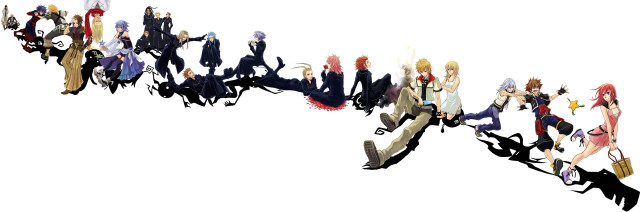 Group people standing line white #2 free wallpaper - medium preview image