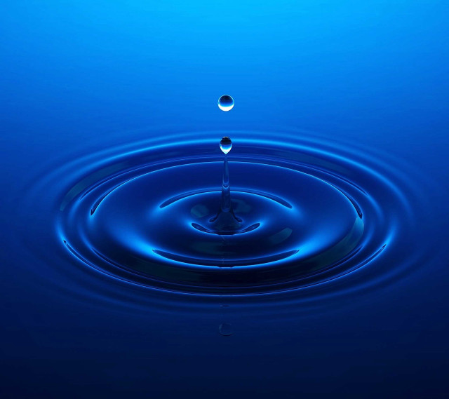 Blue water droplet background sky free wallpaper - medium preview image