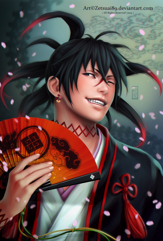 Man fan smile hair blowing free wallpaper - medium preview image