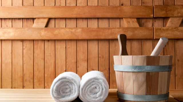 Wooden bucket towels wooden spoon free wallpaper - medium preview image