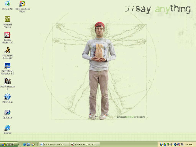 Man holding teddy bear computer free wallpaper - medium preview image
