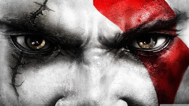 Clown face cross painted eyes free wallpaper - medium preview image