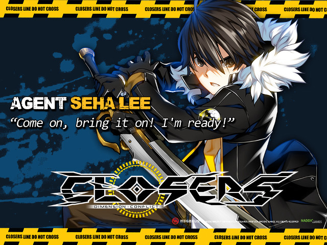 Anime character sword caption agent free wallpaper - medium preview image