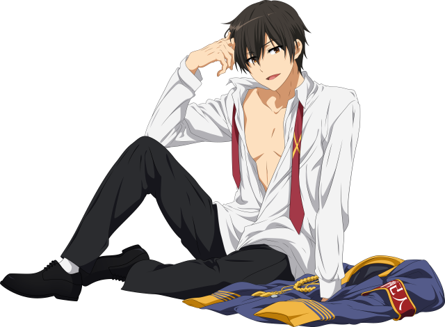 Man sitting ground shirt open free wallpaper - medium preview image