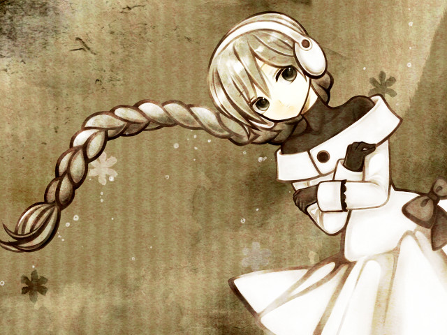 Girl snowman hair dress bow free wallpaper - medium preview image