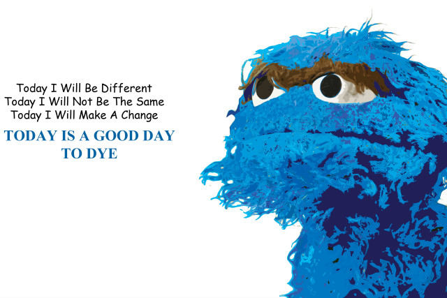 Blue sesame character dye it free wallpaper - medium preview image