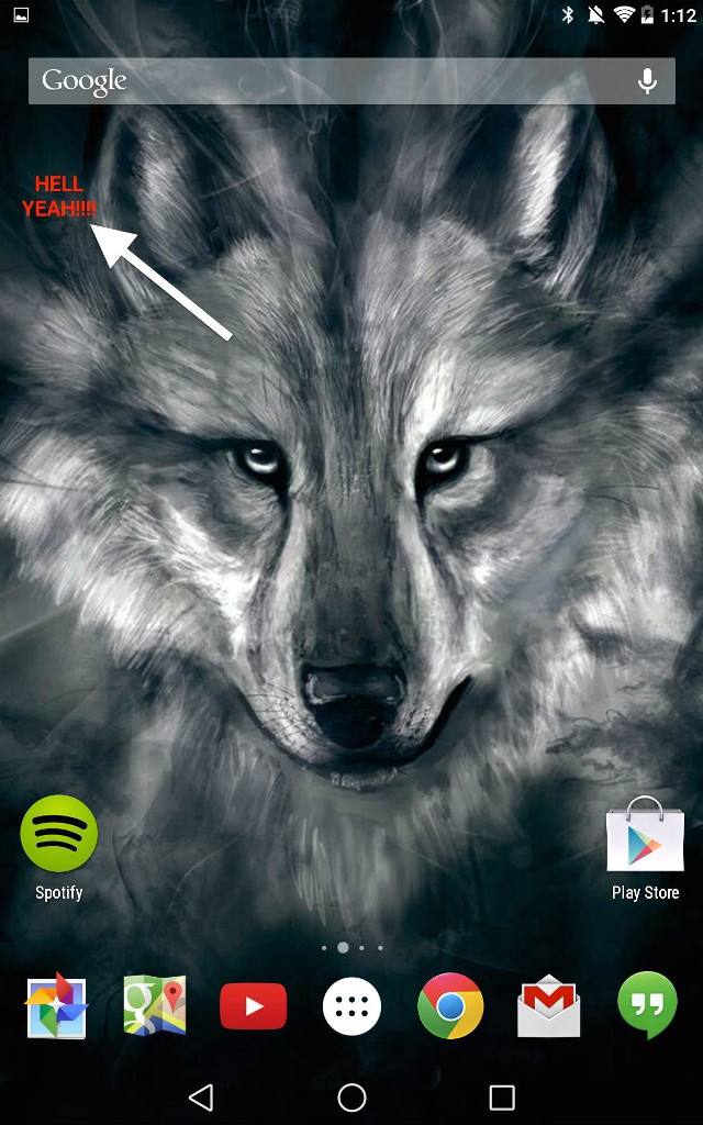 Wolf green arrow left white free wallpaper - medium preview image