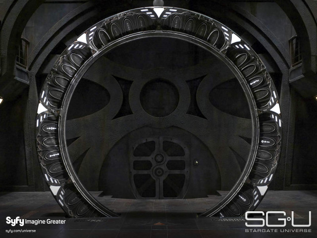 Futuristic building circular window entrance #2 free wallpaper - medium preview image