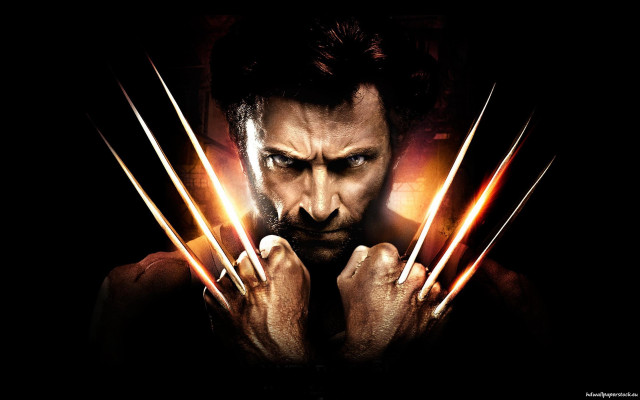 Man claws dark wolverine logo free wallpaper - medium preview image