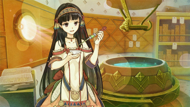 Woman dress cigarette room fountain free wallpaper - medium preview image