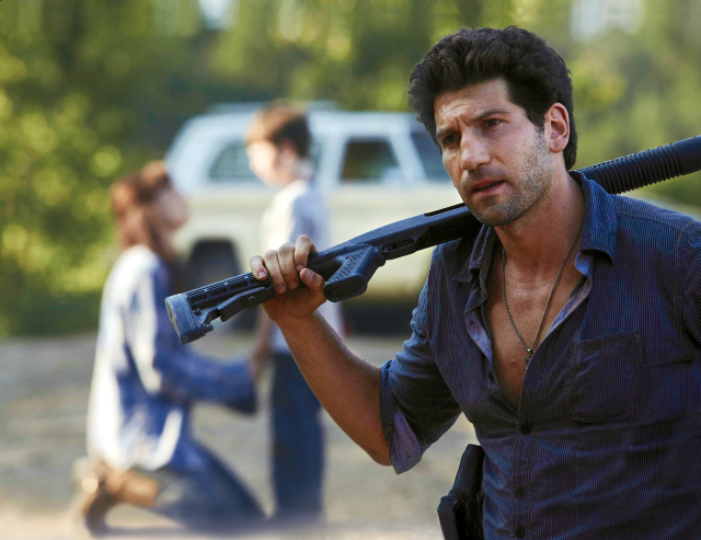 Man gun running truck woman free wallpaper - medium preview image