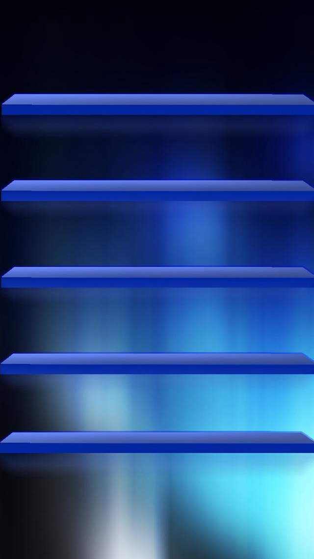 Blue shelf light black background free wallpaper - medium preview image