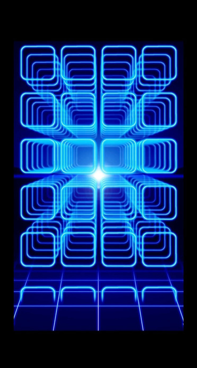 Blue abstract background square pattern free wallpaper - medium preview image