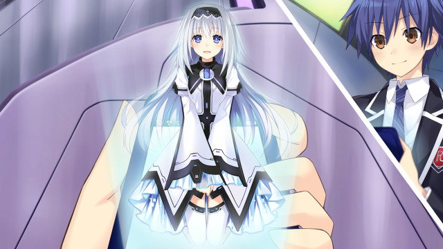 Ai mitsu hologram anime blush free wallpaper - medium preview image
