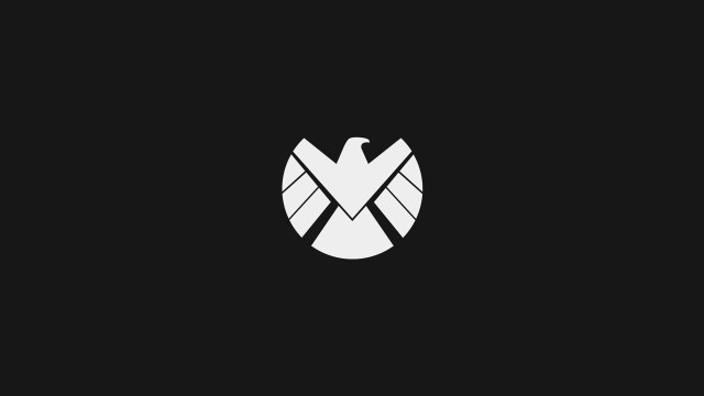 White eagle logo black background free wallpaper - medium preview image