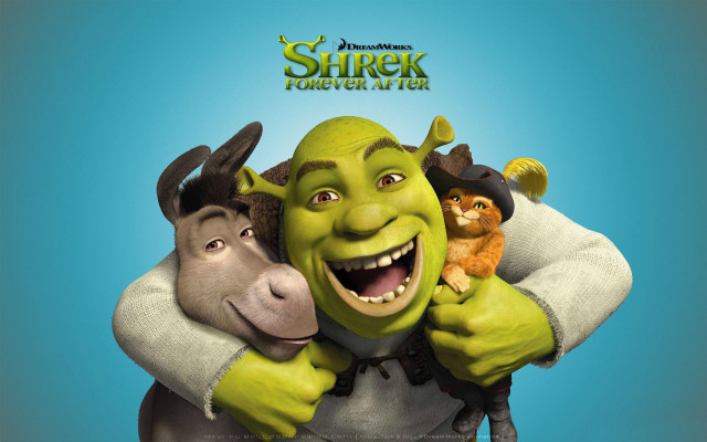 Shrawns cartoon character green face free wallpaper - medium preview image