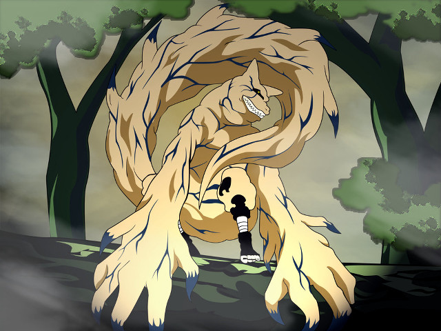 Cartoon person skateboard forest giant free wallpaper - medium preview image
