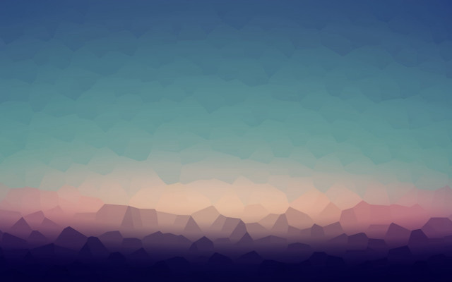Blue pink sky hills clouds free wallpaper - medium preview image