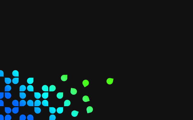 Black background blue green pattern free wallpaper - medium preview image