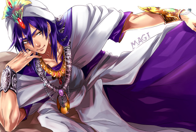 Woman purple hair white shirt free wallpaper - medium preview image