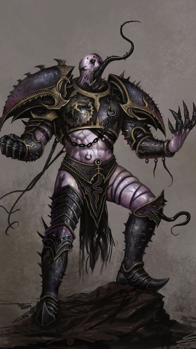 Demon character fantasy game body free wallpaper - medium preview image