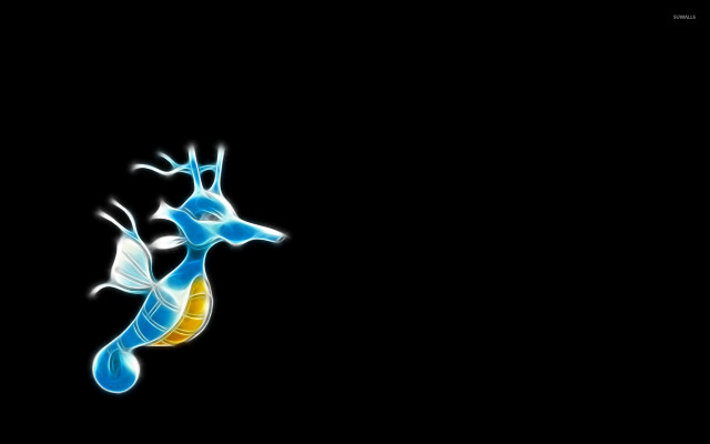 Blue yellow lizard black background free wallpaper - medium preview image