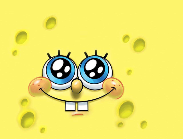 Cartoon big eyes smile yellow #2 free wallpaper - medium preview image