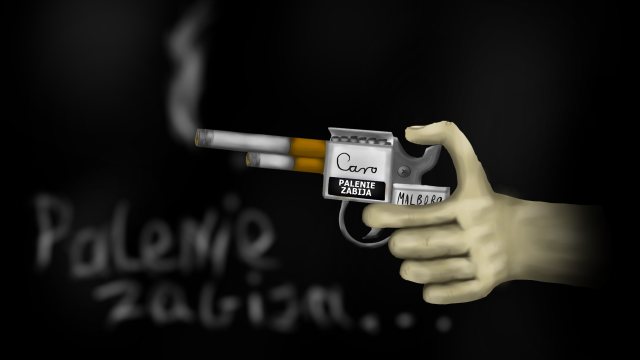 Hand cigarette lighter mouth palane free wallpaper - medium preview image