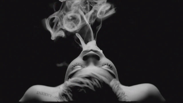 Woman cigarette smoke mouth smoking free wallpaper - medium preview image