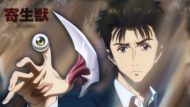 Man holding knife creepy eye free wallpaper - medium preview image