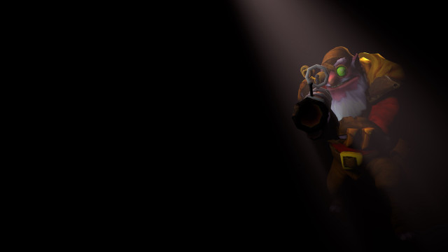 Cartoon character gun dark room #2 free wallpaper - medium preview image
