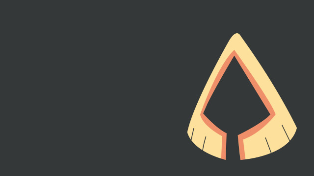 Black background yellow orange logo free wallpaper - medium preview image