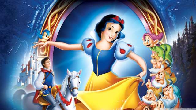 Snow princess disney characters horse free wallpaper - medium preview image