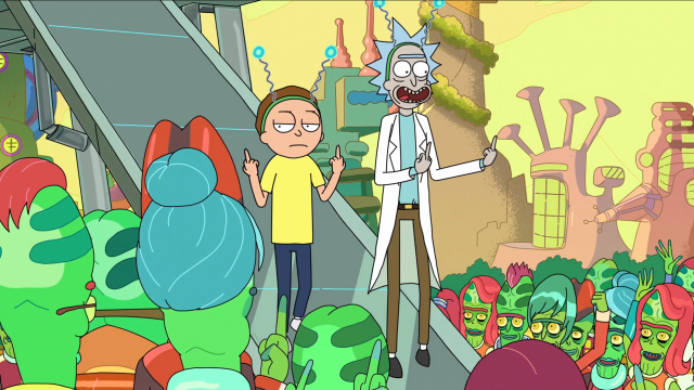 Cartoon character crowd white coat free wallpaper - medium preview image