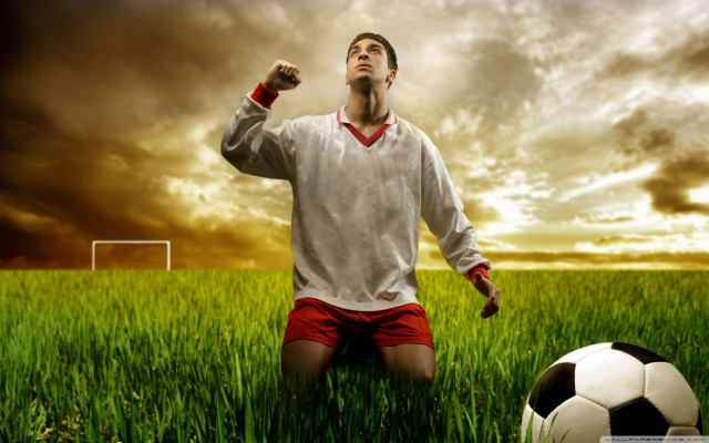 Man soccer uniform grass soccer free wallpaper - medium preview image