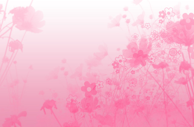 Pink background flowers butterflies side free wallpaper - medium preview image