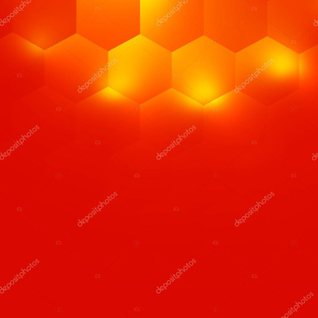 Red background hexagonal pattern light free wallpaper - medium preview image