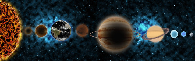Solar system eight planets star free wallpaper - medium preview image