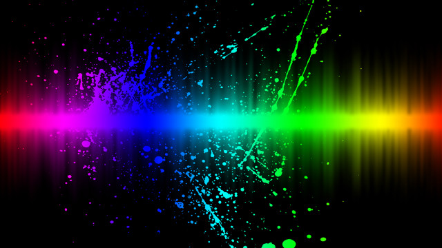 Colorful background rainbow light black #6 free wallpaper - medium preview image