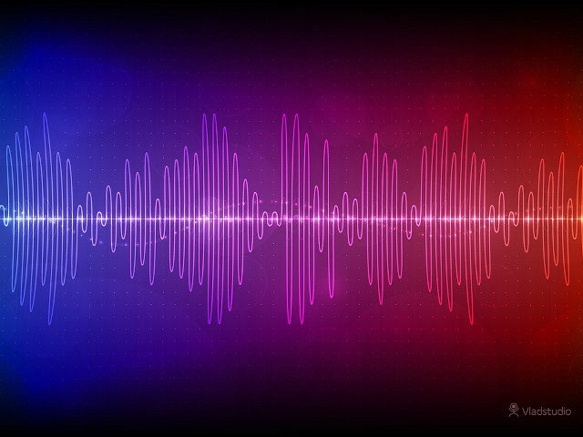 Soundwave redblue black redblue bluepurple free wallpaper - medium preview image