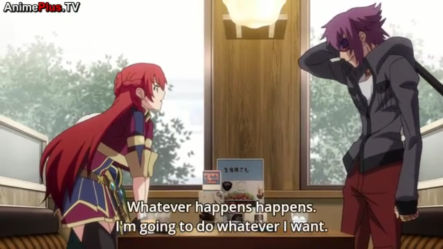 Anime characters window caption sword free wallpaper - medium preview image