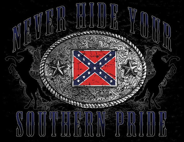 Black shirt southern pride flag free wallpaper - medium preview image