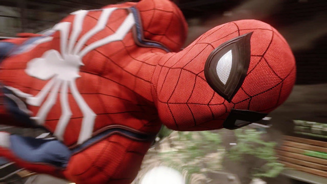 Spider man flying hands air free wallpaper - medium preview image