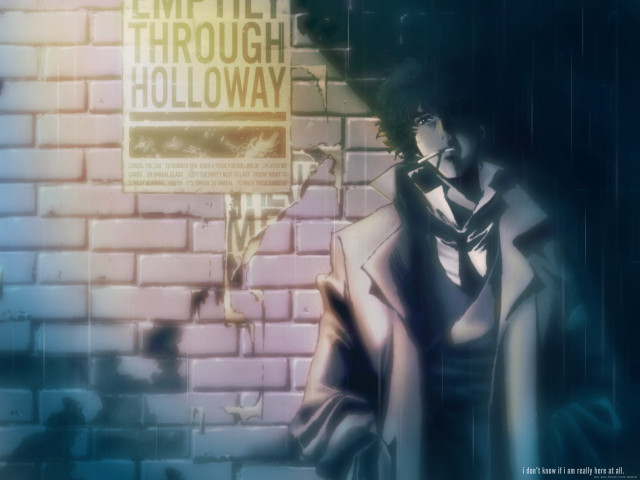 Man trench coat brick wall free wallpaper - medium preview image