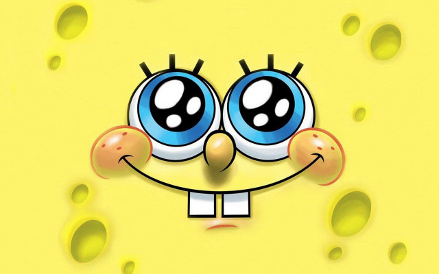 Cartoon character big eyes smile free wallpaper - medium preview image